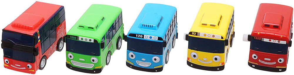 The Little Bus Tayo [ Regular Size Set] : Tayo-Special Wind-Up Set-5pcs [Tayo Gani Lani Rogi Cito]